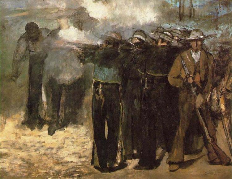 Edouard Manet The Execution of Emperor Maximilian, oil painting image